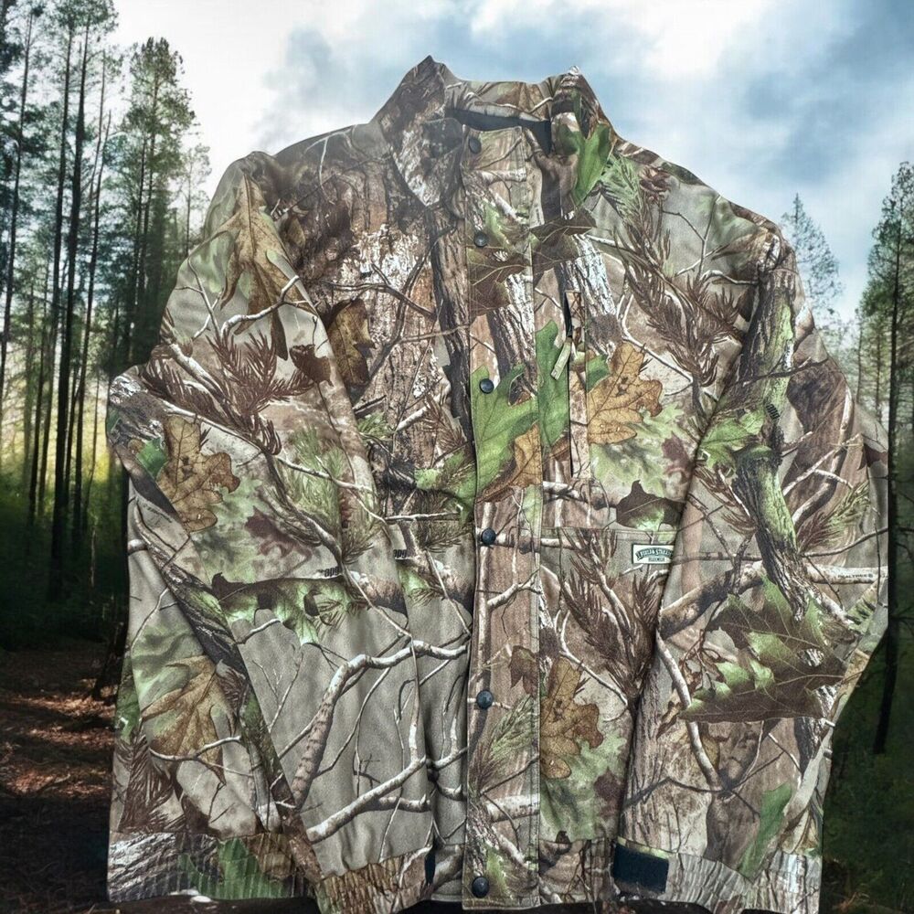 Field & Stream HydroProof Ultra Real Tree Camo Shell Jacket XL